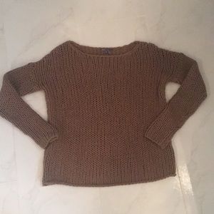 Vince Tan Knit Sweater